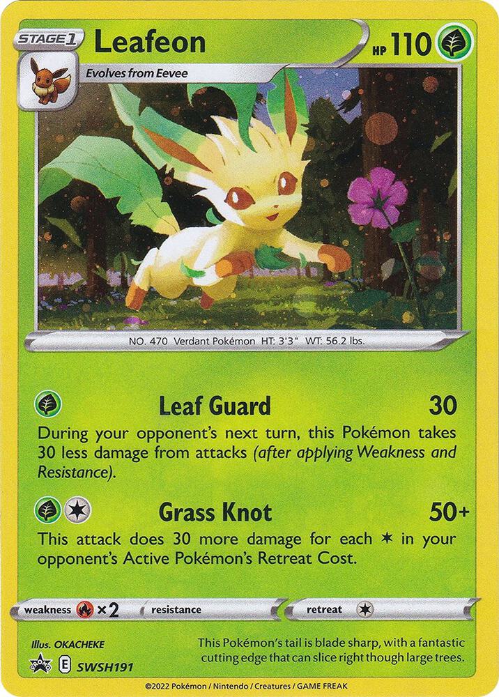 Leafeon - SWSH191 - SWSH: Sword & Shield Promo