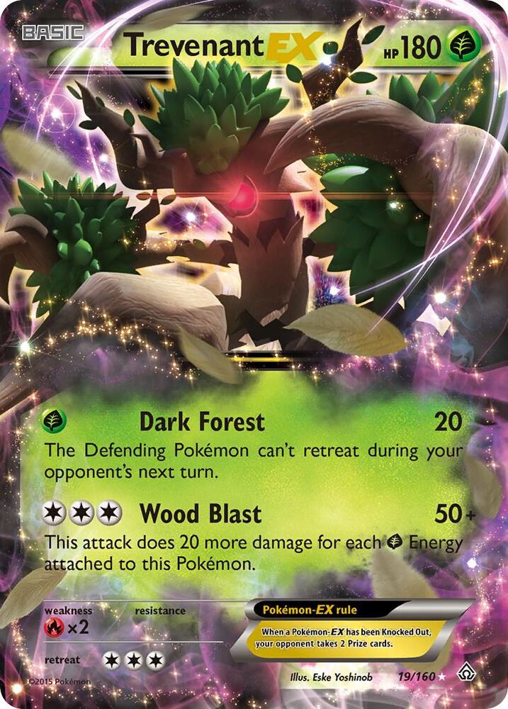 Trevenant EX - XY - Primal Clash