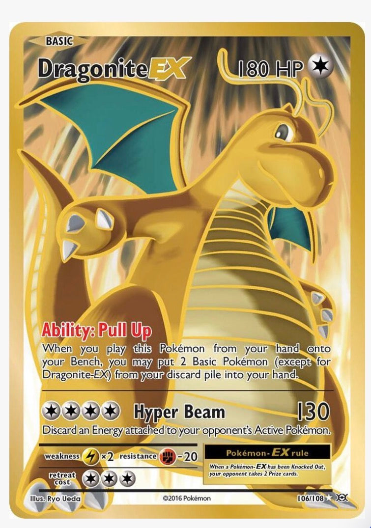 Dragonite EX (Full Art) - XY - Evolutions (EVO)