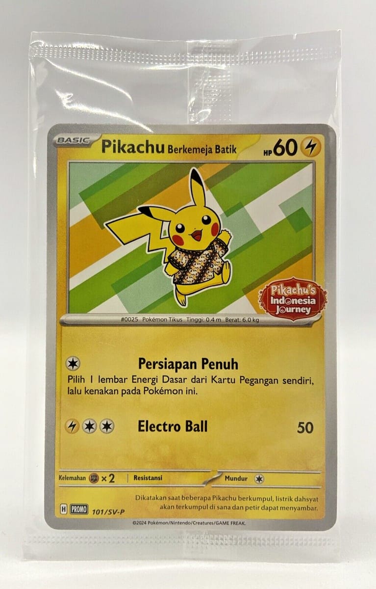 Pikachu Promo Indonesia Journey