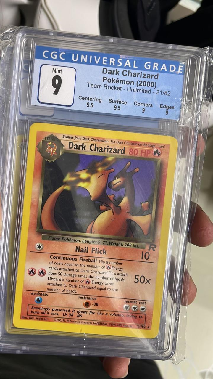 Dark Charizard CGC 9