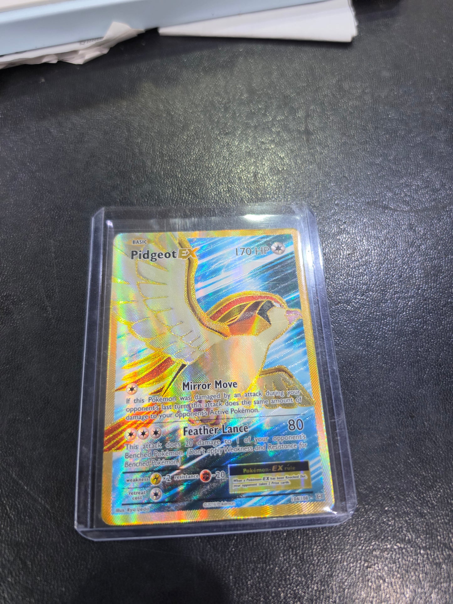 Pidgeot Ex Full Art Ultra Rare