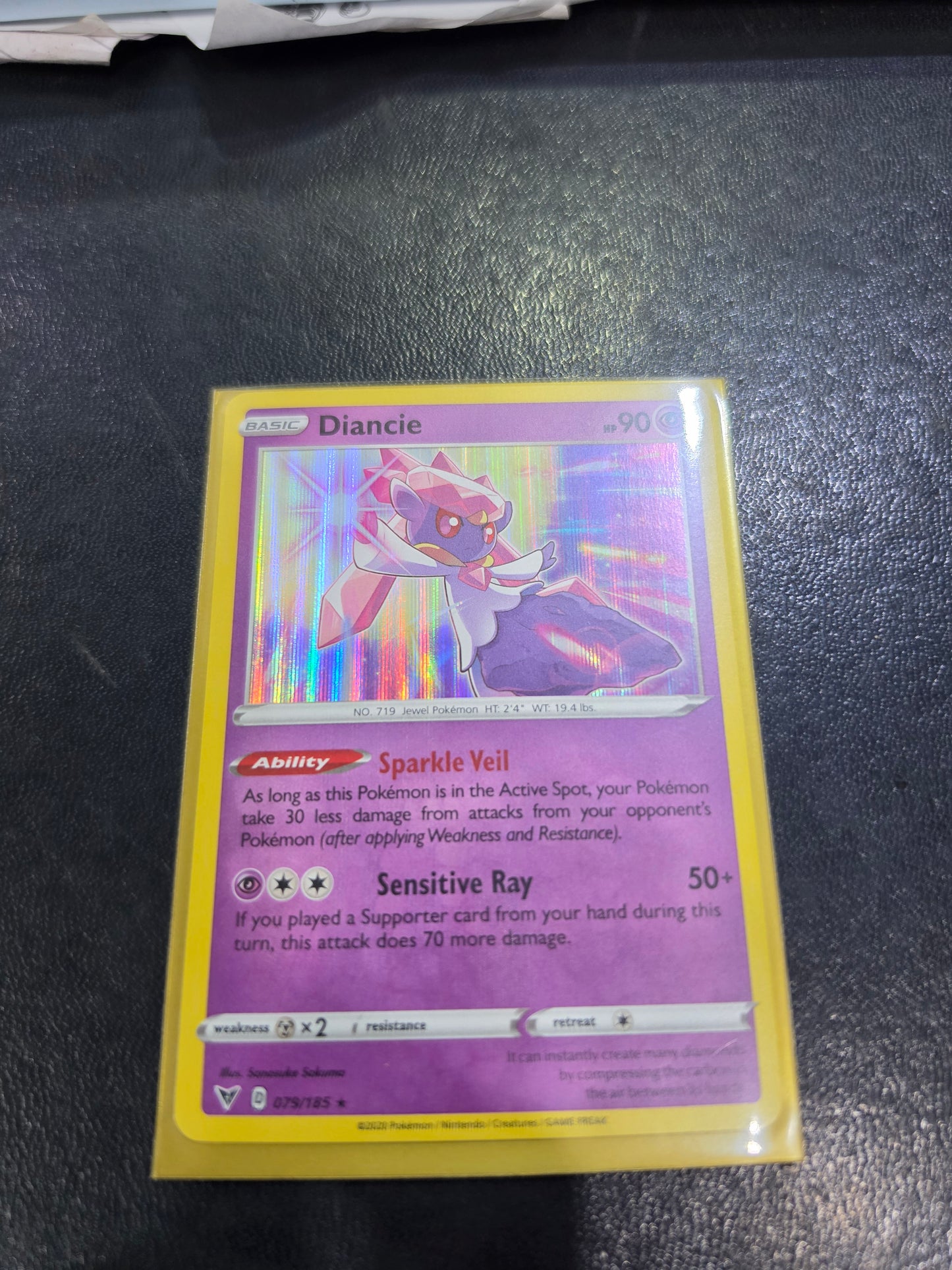2020 Pokemon - Diancie 079/185 Vivid Voltage Ultra Rare Holo Pack Fresh NM/MT