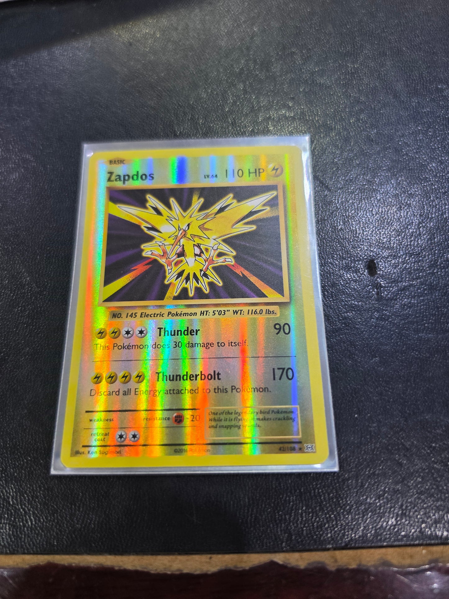 Zapdos Reverse Holo Evolutions