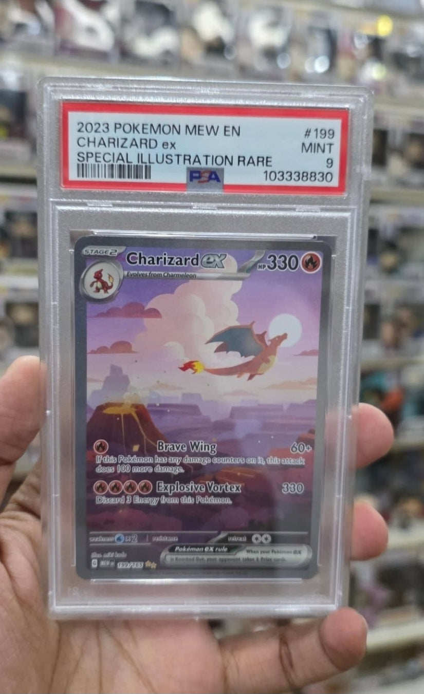 Charizard ex Illustration Rare Psa 9