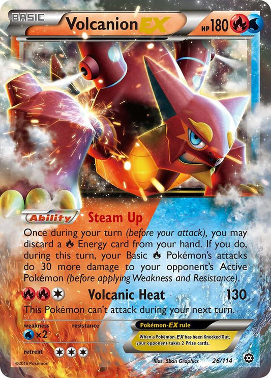 Volcanion EX - XY - Steam Siege