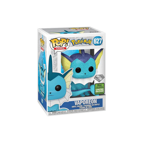 Pokemon Vaporeon 2021 Spring Convention Limited Edition Diamond Glitter Funko POP!