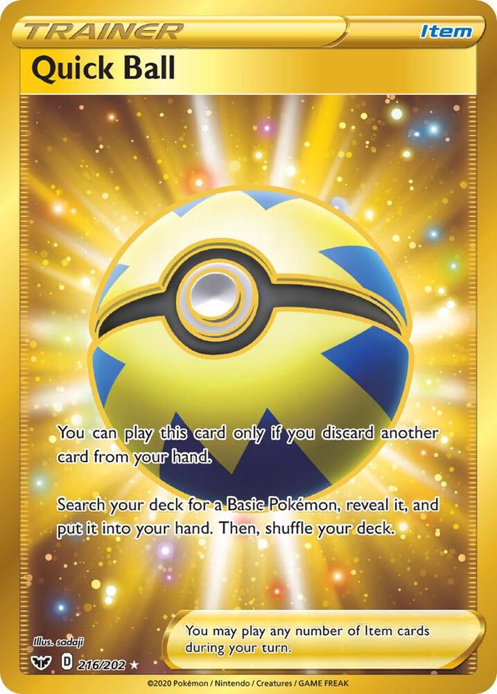 Quick Ball (Secret) - SWSH01: Sword & Shield Base Set