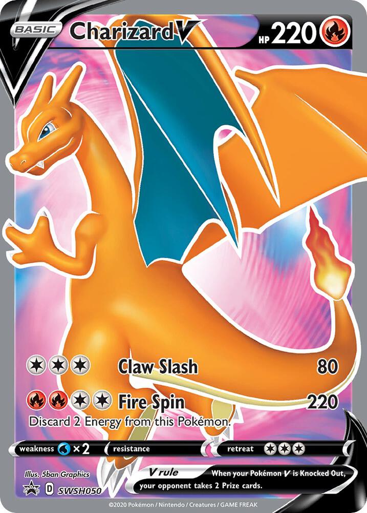 Charizard V - SWSH050 - SWSH: Sword & Shield Promo