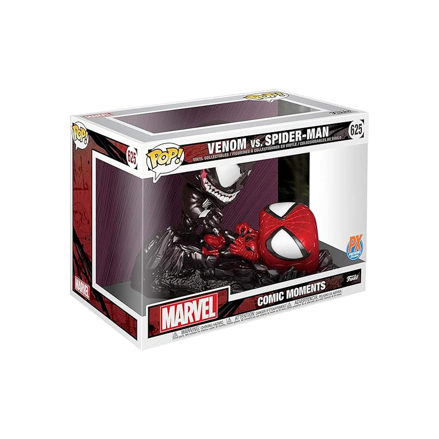 Funko FU47377 POP Marvel: Comic Moments- Spider-Man Vs. Venom