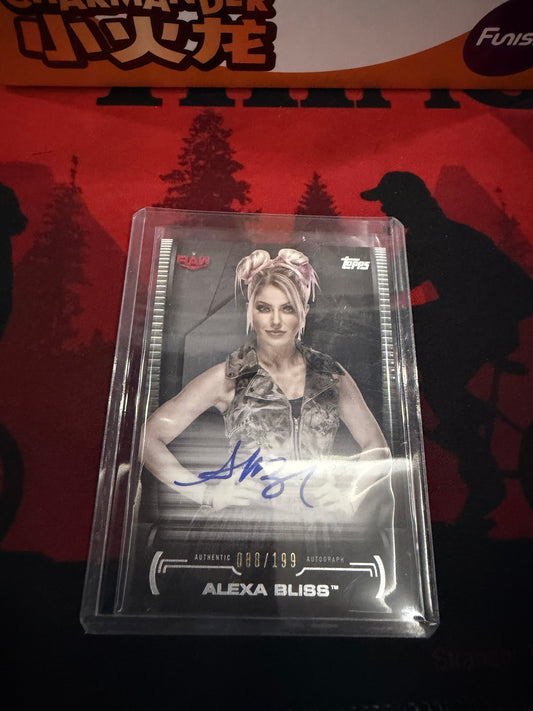 Alexa Bliss Topps /199 Auto