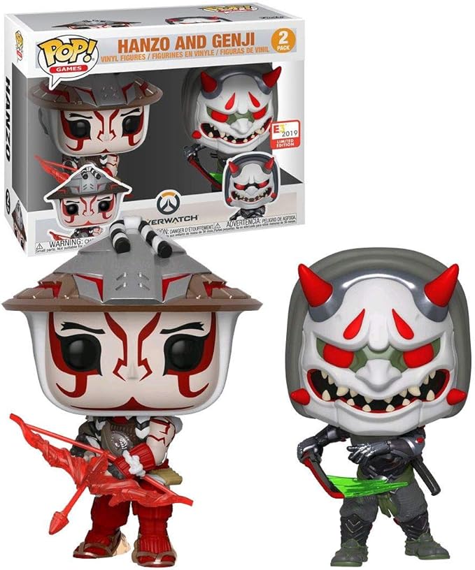 Pop Funko Hanzo and Genji 2-Pack E3 2019 Limited Edition