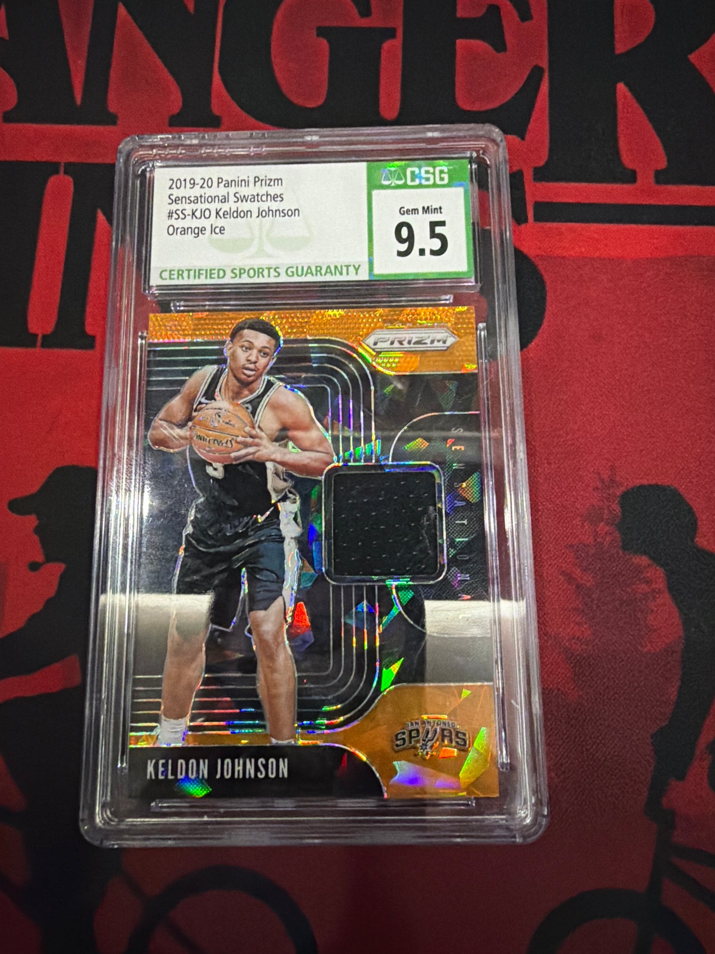 Panini Prizm Kedon Johnson Sensational Swatches