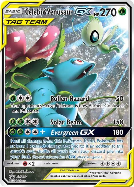 Venusaur And Celebi Gx