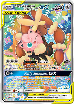 Mega Lopunny And jigglypuff Gx