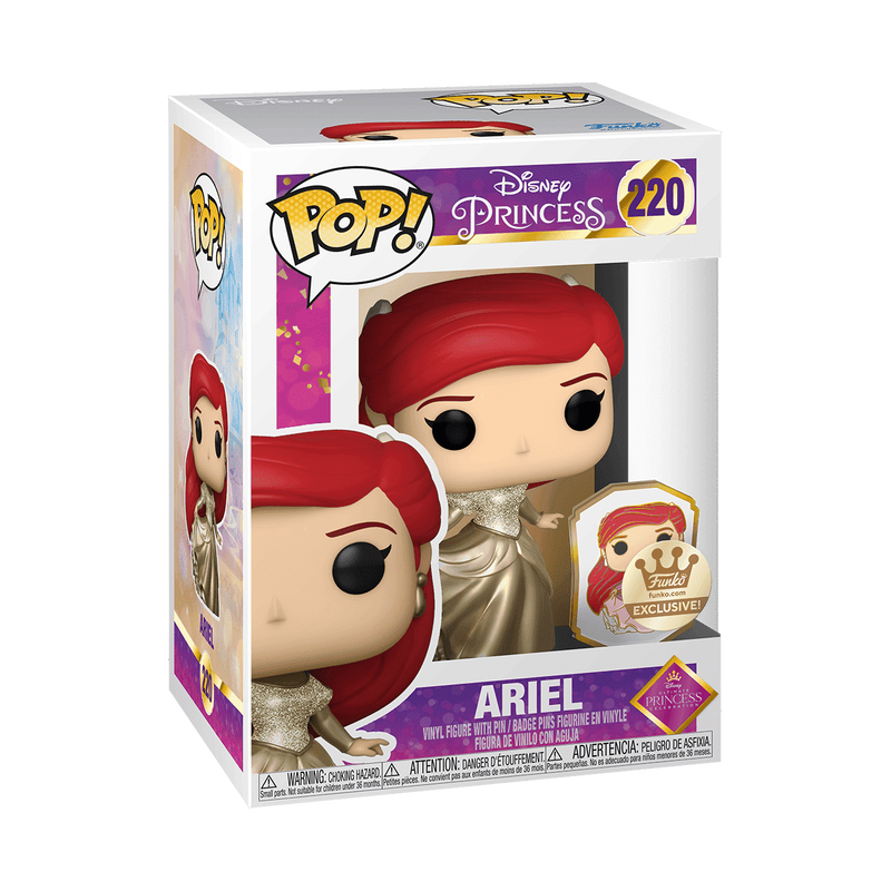 Disney Pop! Ariel (Gold) with Pin
