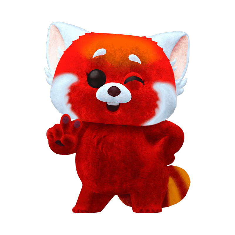 Red Panda Mei Flocked (Sticker Damage)