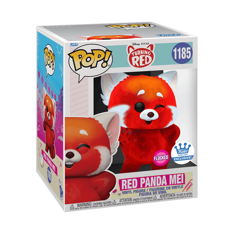 Red Panda Mei Flocked (Sticker Damage)
