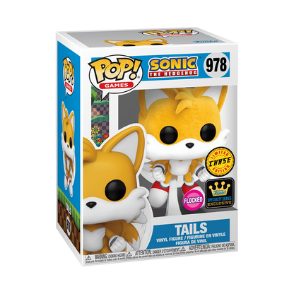 Sonic The Hedgehog Pop! Tails (Flying) Chase Flocked