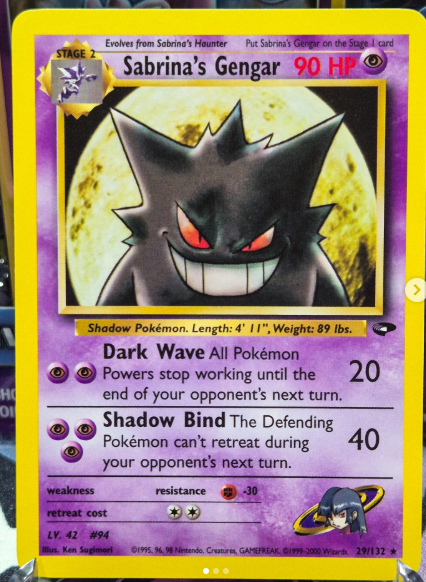 Sabrina's Gengar - Gym Challenge