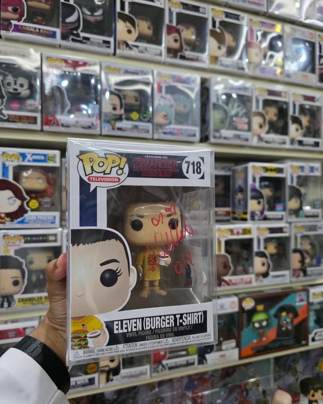Eleven - Stranger Things (Millie Bobby Brown) Signed Funko Pop