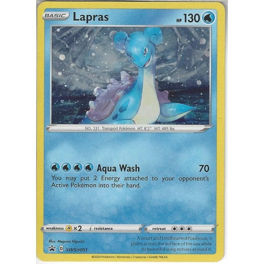 SWSH051 Lapras | Black Star Promo Card