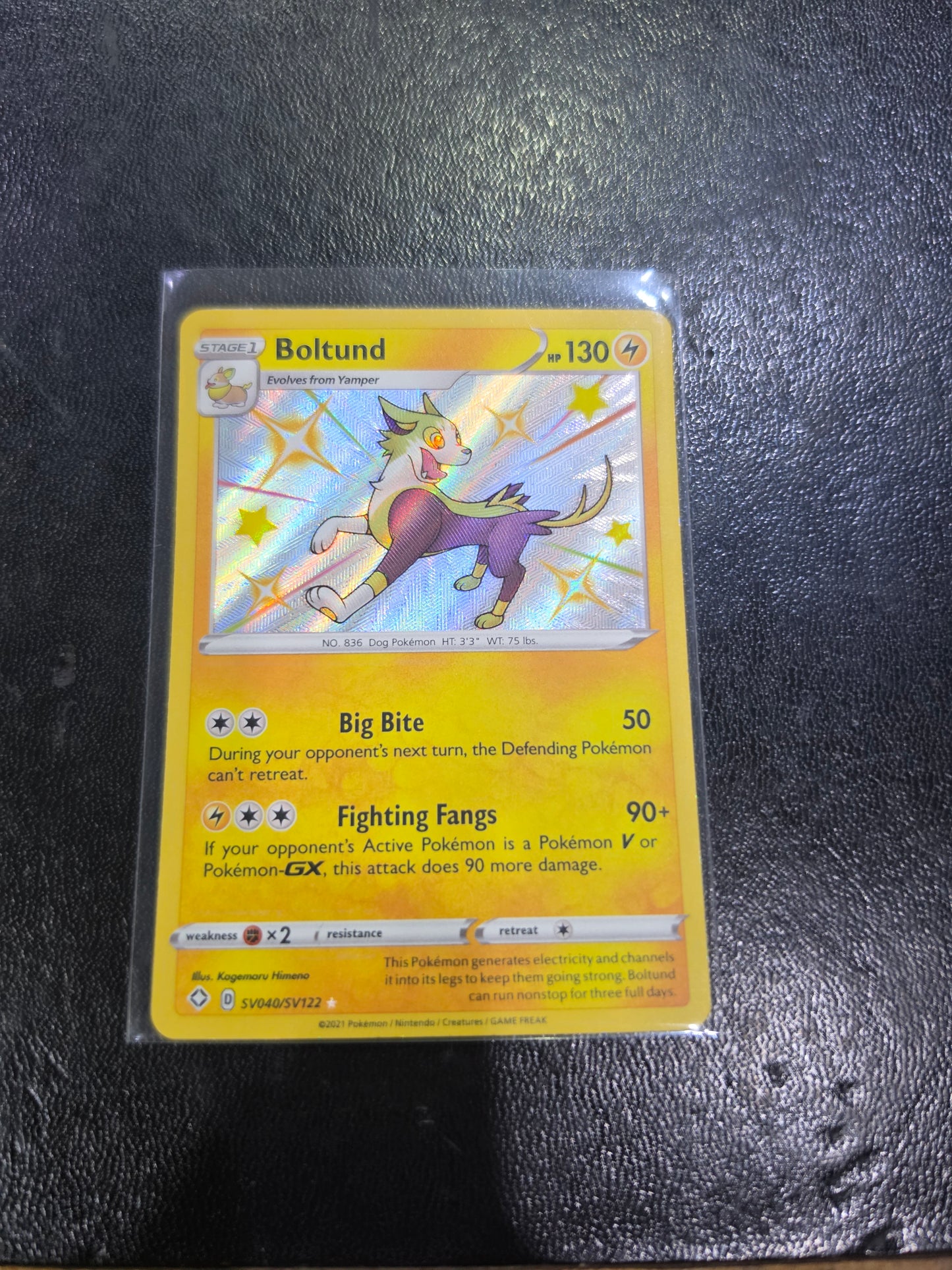 Boltund shiny Shining Fates