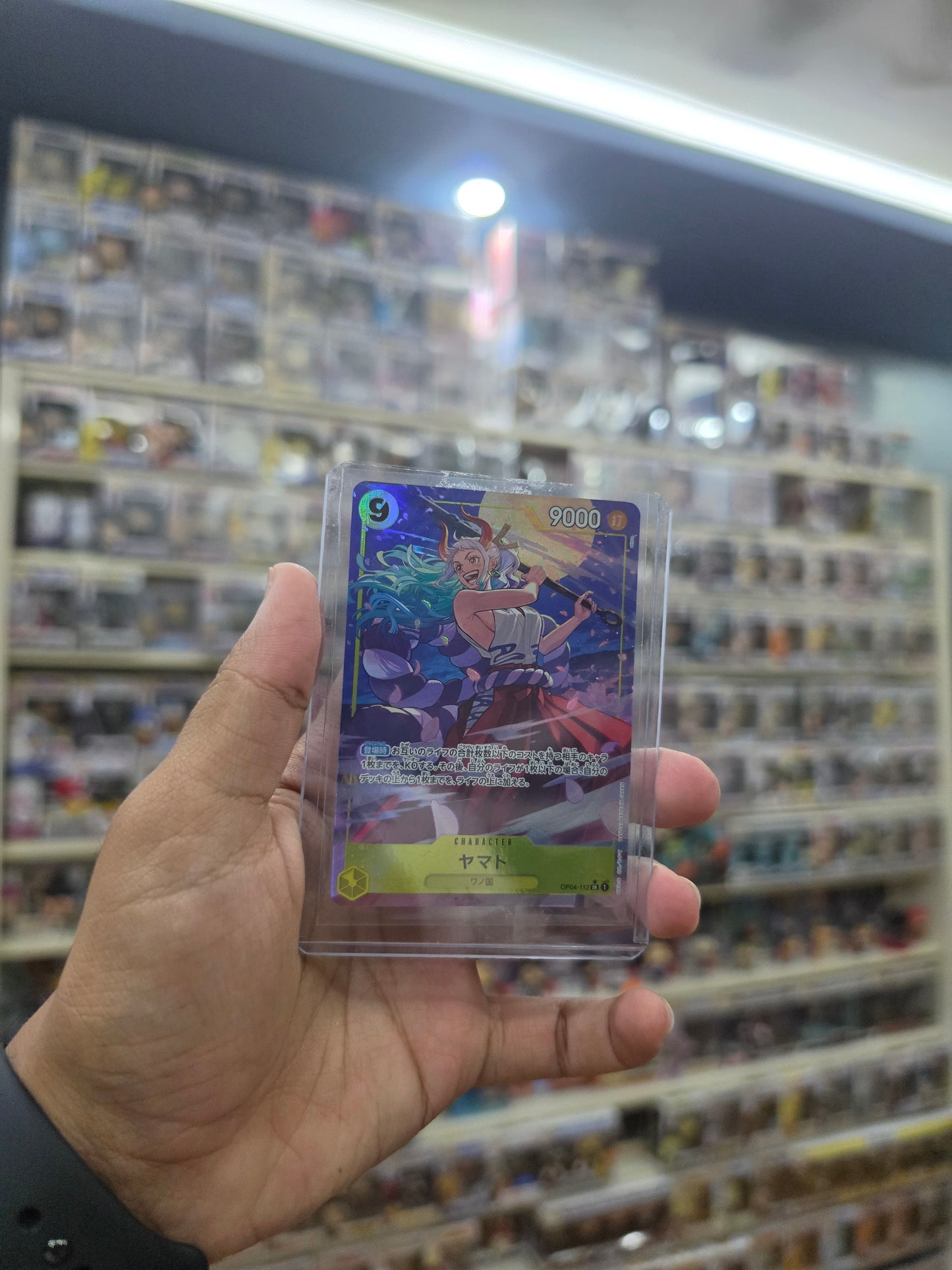 One Piece Card Game Yamato OP04-112 PRB01 Secret Rare Alt Art Holo Japanese