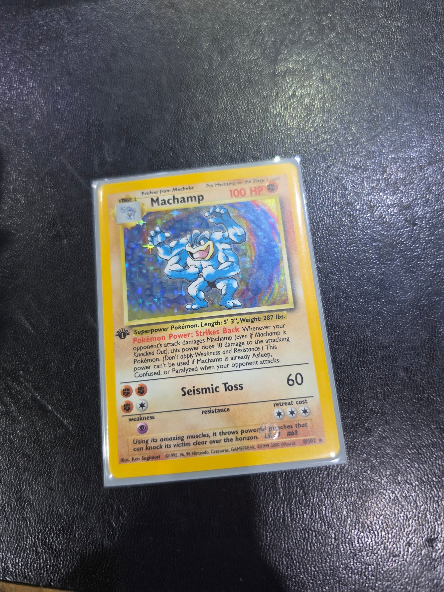 Machamp Holo 1st Edition