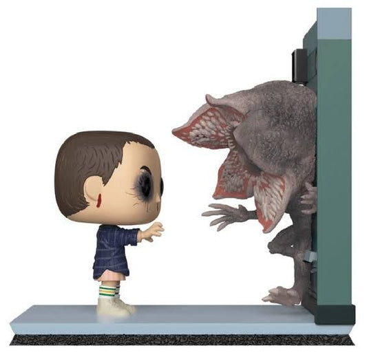 Eleven and demogorgon
