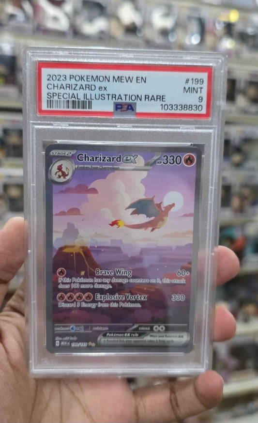 Charizard ex Illustration Rare Psa 9