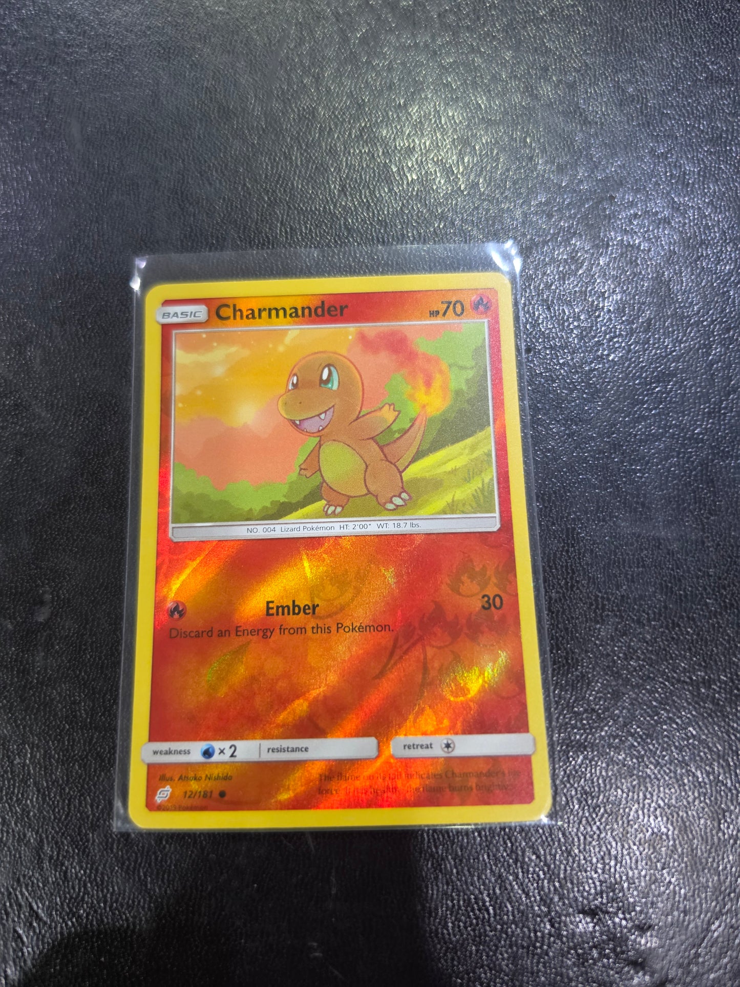 Charmander Team Up Reverse Holo