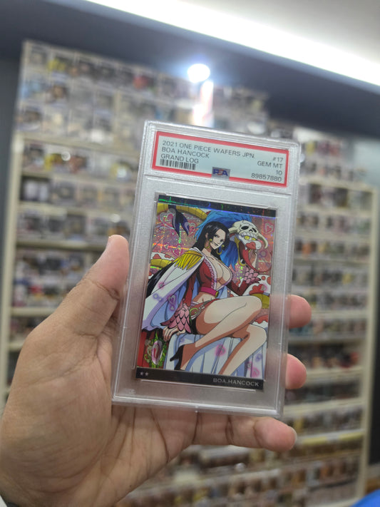PSA 10[Z1]No.10-17 BOA.HANCOOK ONE PIECE Wafer Card Part.10 GRAND LOG Collection